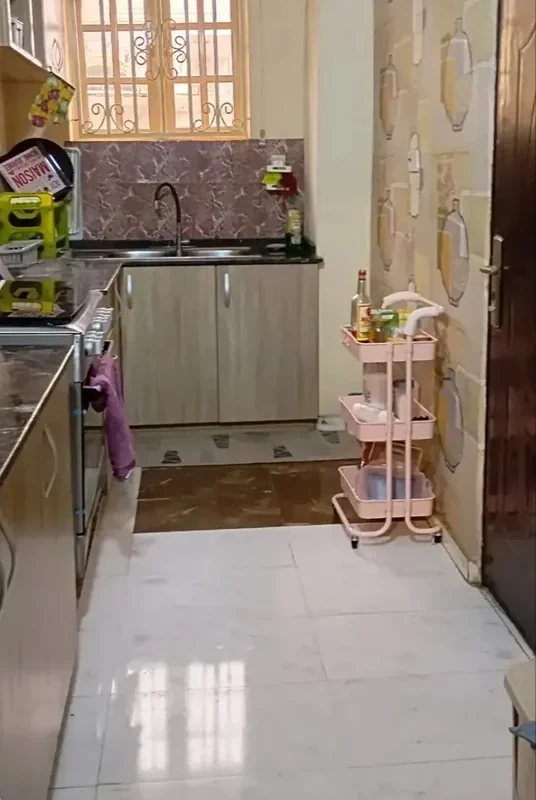 A kitchen in Lokogoma after an Ewaso deep clean